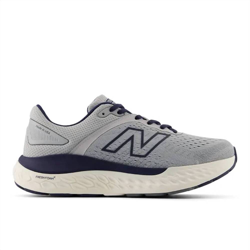 NEW NEW BALANCE men's fresh foam x 1540v4 shoe in aluminum grey/navy